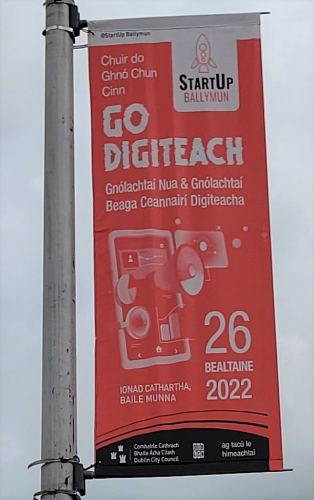 Go Digital banner in Irish
